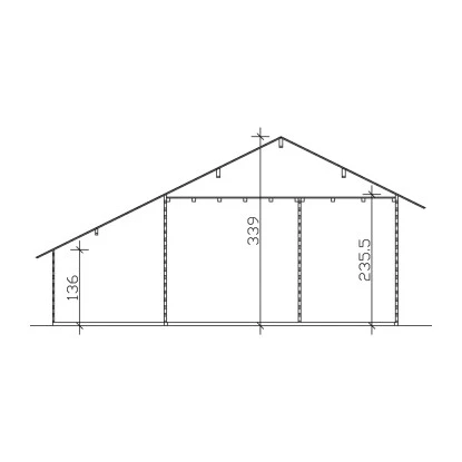 Skan Holz-Gartenhaus Esbjerg 3 Mit Anbauschuppen B X T 420 Cm X 560 Cm 6 Skan Holz-Gartenhaus Esbjerg 3 Mit Anbauschuppen B X T 420 Cm X 560 Cm – Bild 6