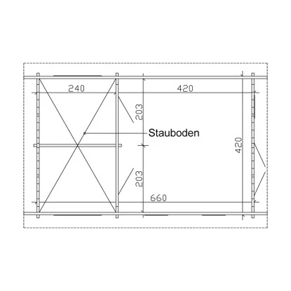 Skan Holz-Gartenhaus Toronto Basishaus B X T 420 Cm X 660 Cm 7 Skan Holz-Gartenhaus Toronto Basishaus B X T 420 Cm X 660 Cm – Bild 7