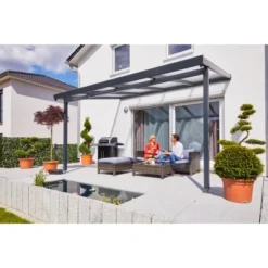 Terrassenüberdachung Premium (BxT) 410 Cm X 306 Cm Anthrazit Acryl Klima Blue 10 Terrassenüberdachung Premium (BxT) 410 Cm X 306 Cm Anthrazit Acryl Klima Blue -Vitavia Verkäufe ach Premium anthrazit 4x32 1