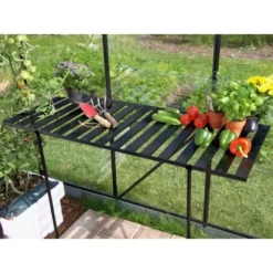 Vitavia Alutisch Abklappbar Schwarz 120 Cm X 56 Cm X 81 Cm