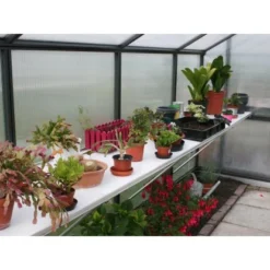 KGT Tischgestell Rose II Alu Blank Tiefe 63,5 Cm