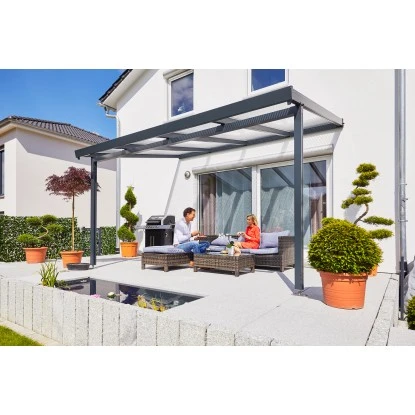 Terrassenüberdachung Premium (BxT) 410 Cm X 306 Cm Anthrazit Acryl Klima Blue 7 Terrassenüberdachung Premium (BxT) 410 Cm X 306 Cm Anthrazit Acryl Klima Blue – Bild 7