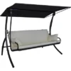 Angerer Top Hollywoodschaukel Detroit 3-Sitzer Mit Liegefunktion Beige
