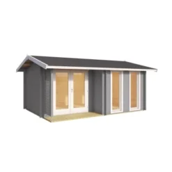 Lasita Maja Gartenhaus Hampshire Lichtgrau 420 Cm X 300 Cm -Vitavia Verkäufe e 4423202003 Freisteller 2