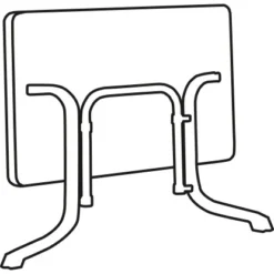 Sieger Boulevard-Klapptisch 120 X 80 Cm Mit Vivodur-Tischplatte Eisengrau -Vitavia Verkäufe evardKlapptischEisengrau 9