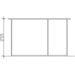 Skan Holz Holz-Gartenhaus Venlo 3 Schiefergrau 380 Cm X 250 Cm -Vitavia Verkäufe gartenhaus bild6 603220 13