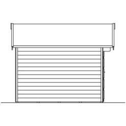 Skan Holz Holz-Gartenhaus Hengelo Schwedenrot 250 Cm X 300 Cm -Vitavia Verkäufe gartenhaus bild9 603633 15