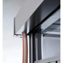 Biohort Metall-Gerätehaus HighLine Silber-Metallic 3,5 M² Einzeltür -Vitavia Verkäufe hrinne mit 1 zollanschluss 3