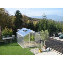 KGT Gewächshaus Rose III HKP 10 Mm Alu-Blank 7,53 M² -Vitavia Verkäufe hshaus Rose III AluBlank 3