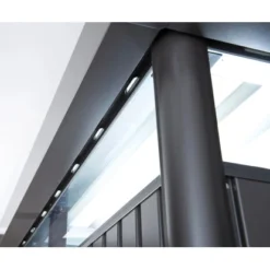 Biohort Metall-Gerätehaus HighLine Dunkelgrau-Metallic 3,5 M² Einzeltür -Vitavia Verkäufe ighline ventilationskiemen 4