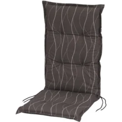 Hochlehner-Auflage Langeoog Linien Anthrazit