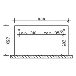 Skan Holz Terrassenüberdachung Ravenna 434 Cm X 250 Cm -Vitavia Verkäufe nueberdachung 3 2001910020