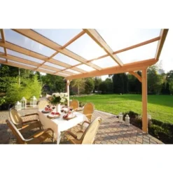 Skan Holz Terrassenüberdachung Ravenna 434 Cm X 250 Cm -Vitavia Verkäufe nueberdachung 6 2001910020