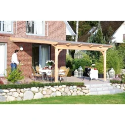 Skan Holz Terrassenüberdachung Ravenna 434 Cm X 250 Cm -Vitavia Verkäufe nueberdachung 7 2001910020