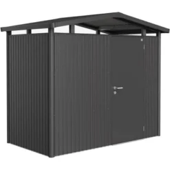 Biohort Metall-Gerätehaus Panorama Dunkelgrau 3,5 M²