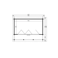 Lasita Maja Gartenhaus Liverpool 1 Natur -Vitavia Verkäufe pool 1 7016344 Grundriss 1