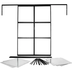 Vitavia Doppeltür-Set Für Gewächshaus Sirius Schwarz