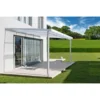 Terrassenüberdachung Premium (BxT) 309 Cm X 306 Cm Weiß Polycarbonat Klar