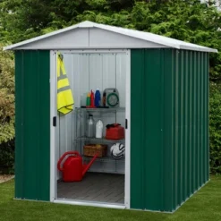 Yardmaster Gerätehaus-Set Bayern 65GEYZ+ Grün B X T: 186 Cm X 125 Cm