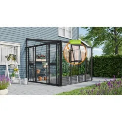 Vitavia Gewächshaus Athena 7000 ESG/HKP Schwarz -Vitavia Verkäufe schwarz 40002392 EINKL 01