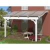 Skan Holz Terrassenüberdachung Verona 434 X 239 Cm Leimholz Weiß