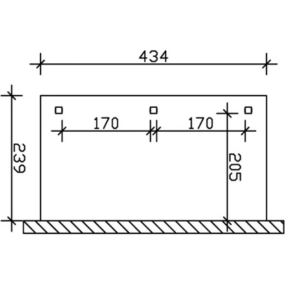 Skan Holz Terrassenüberdachung Venezia 434 X 239 Cm Leimholz Eiche Hell 3 Skan Holz Terrassenüberdachung Venezia 434 X 239 Cm Leimholz Eiche Hell – Bild 3
