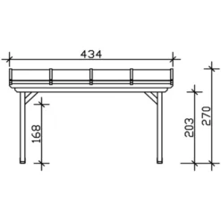 Skan Holz Terrassenüberdachung Ancona 434 X 250 Cm Leimholz Weiß 14 Skan Holz Terrassenüberdachung Ancona 434 X 250 Cm Leimholz Weiß -Vitavia Verkäufe sendach bild5 201259 11 20