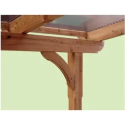 Skan Holz Terrassenüberdachung Rimini 434 X 250 Cm Douglasie Nussbaum -Vitavia Verkäufe sendach bild6 200016 03 20