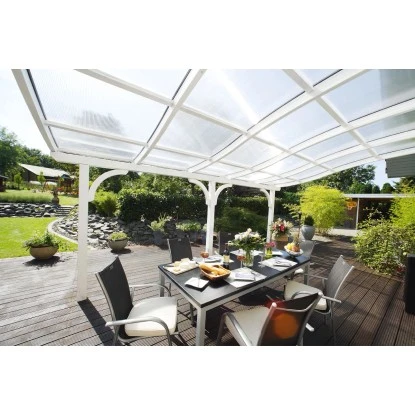 Skan Holz Terrassenüberdachung Venezia 434 X 239 Cm Leimholz Eiche Hell 6 Skan Holz Terrassenüberdachung Venezia 434 X 239 Cm Leimholz Eiche Hell – Bild 6