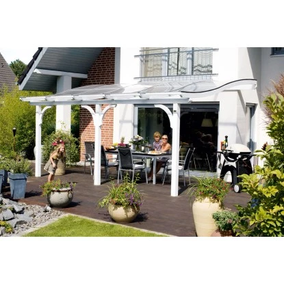 Skan Holz Terrassenüberdachung Venezia 434 X 239 Cm Leimholz Eiche Hell 7 Skan Holz Terrassenüberdachung Venezia 434 X 239 Cm Leimholz Eiche Hell – Bild 7