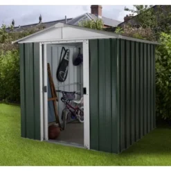 Yardmaster Gerätehaus Bayern 66GEYZ GrünB X T: 186 Cm X 186 Cm -Vitavia Verkäufe tall geraetehaus bayern 01 1