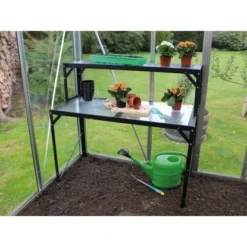 Vitavia Aufsatz Für Alutisch HKP 121 Cm X 28 Cm Schwarz -Vitavia Verkäufe tischaufsatz hkp schwarz 2